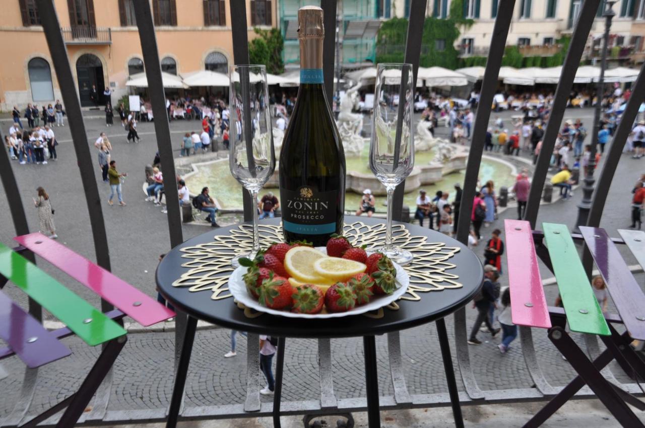 Navona Charming Balcony Apartment Rome Exterior photo